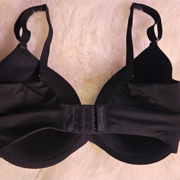 Soma Memorable Full Coverage underwire black t-shirt bra. Size 32DDD - Picture 3 of 5
